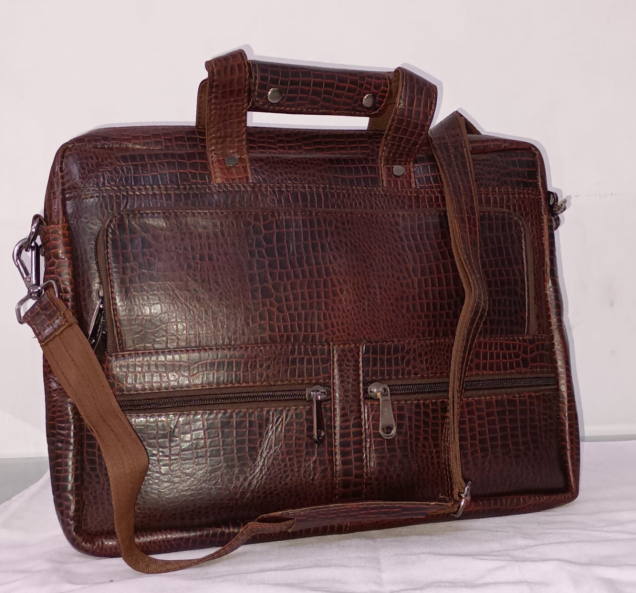 Profesional Multi zip Laptop Bag - View 3